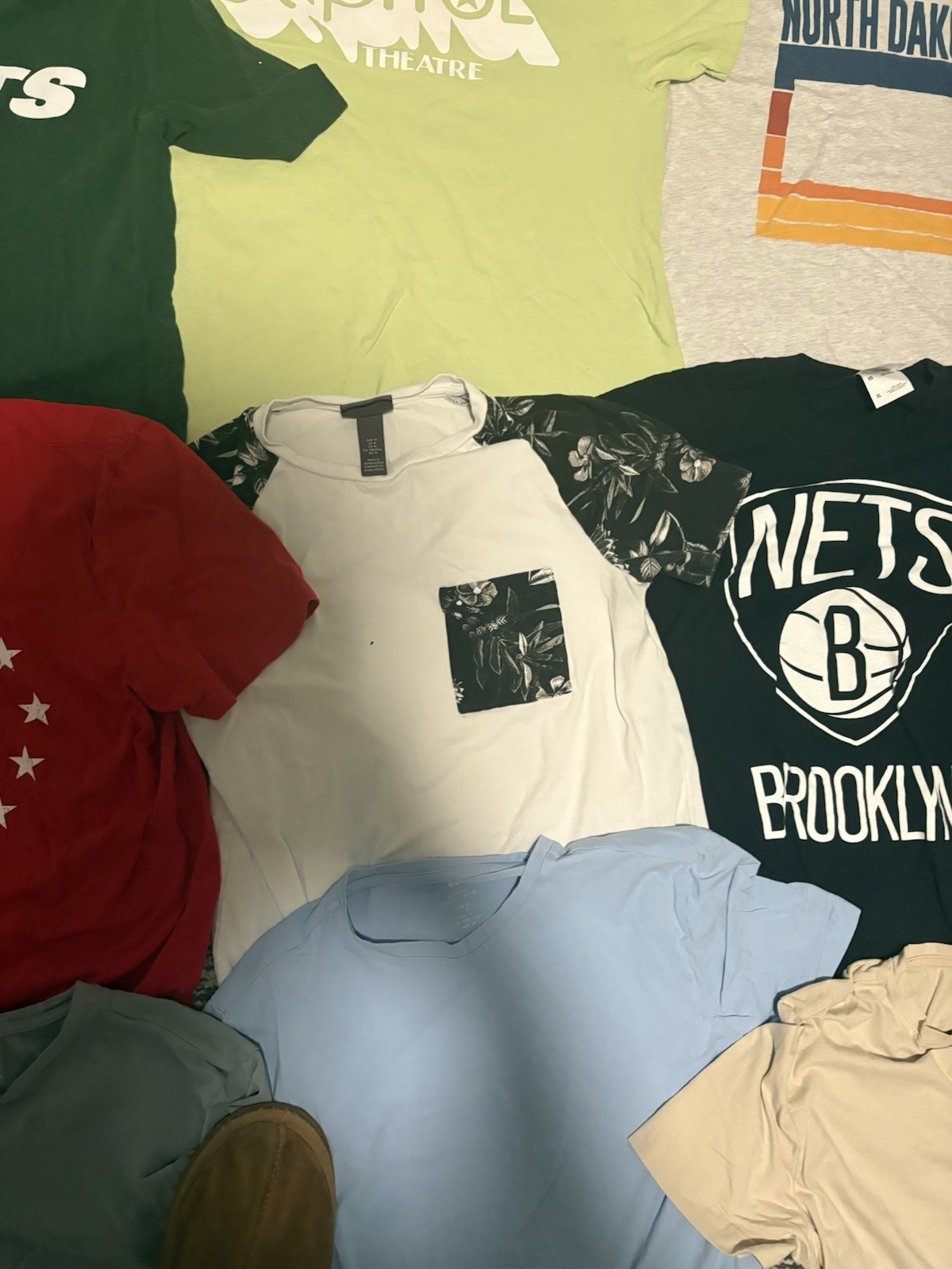 Mens Brand Name Designer T Shirt Lot Of 12 M/L UNDER ARMOR NFL HUMOR NBA