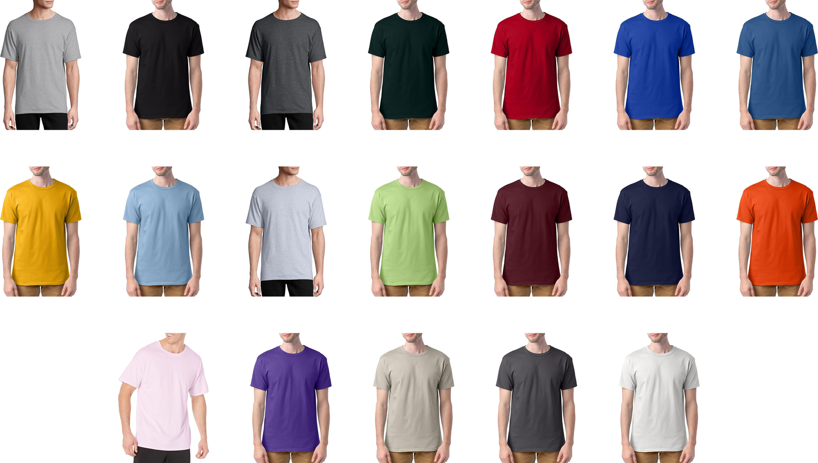 Hanes Essentials Men’s Cotton T-Shirt (4 Pack)