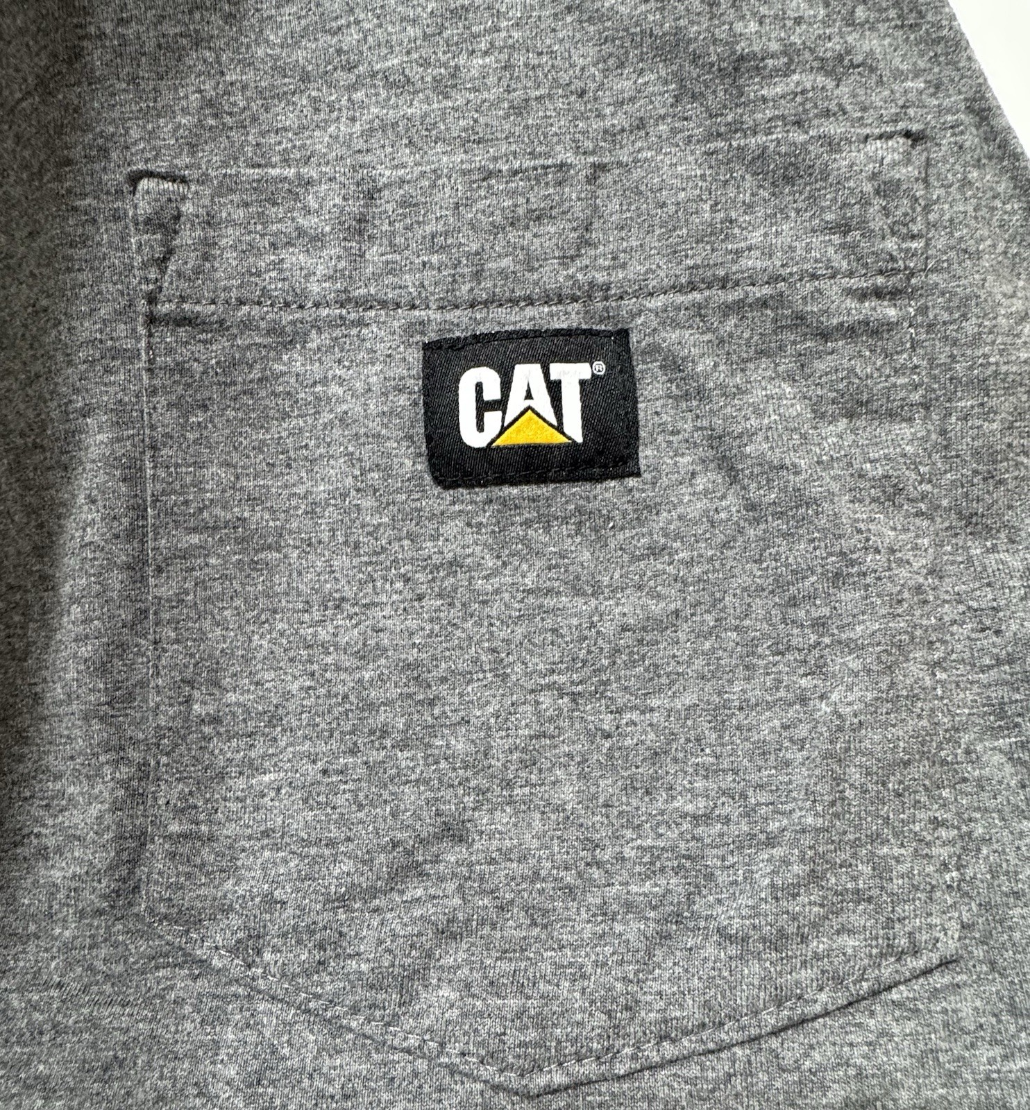 CAT Workwear Shirt Men’s Large Long Sleeve Construction Work Shirt EUC
