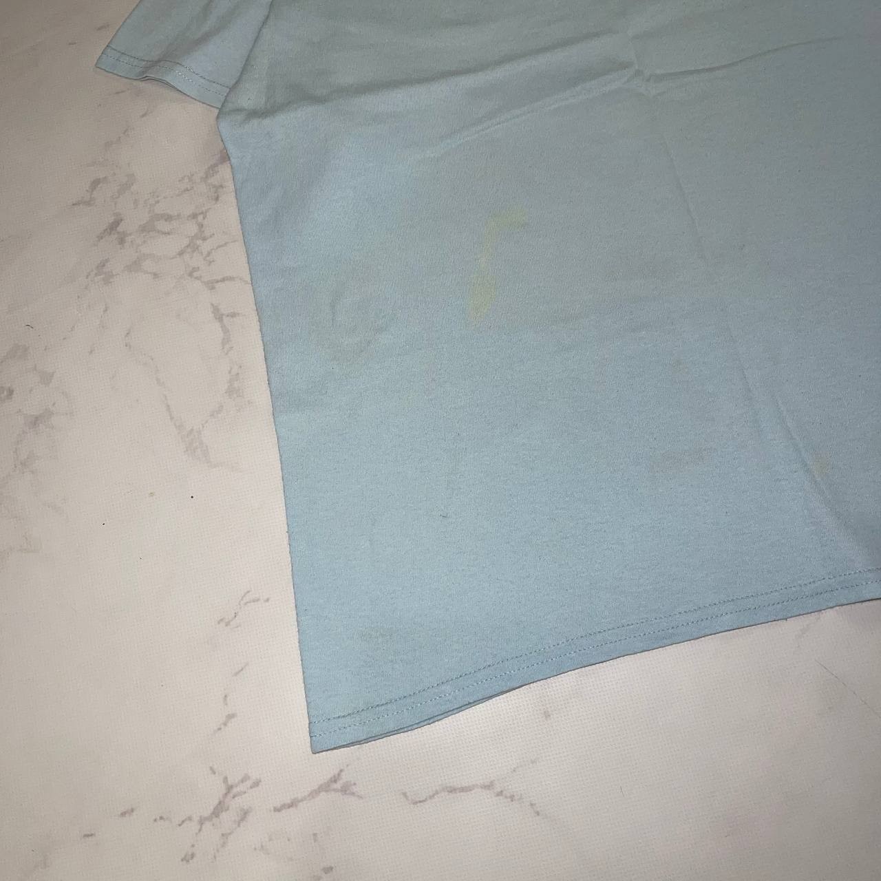 Vintage T-shirt Oasis Classic Band Logo Blue Size M Y2K Casual tee