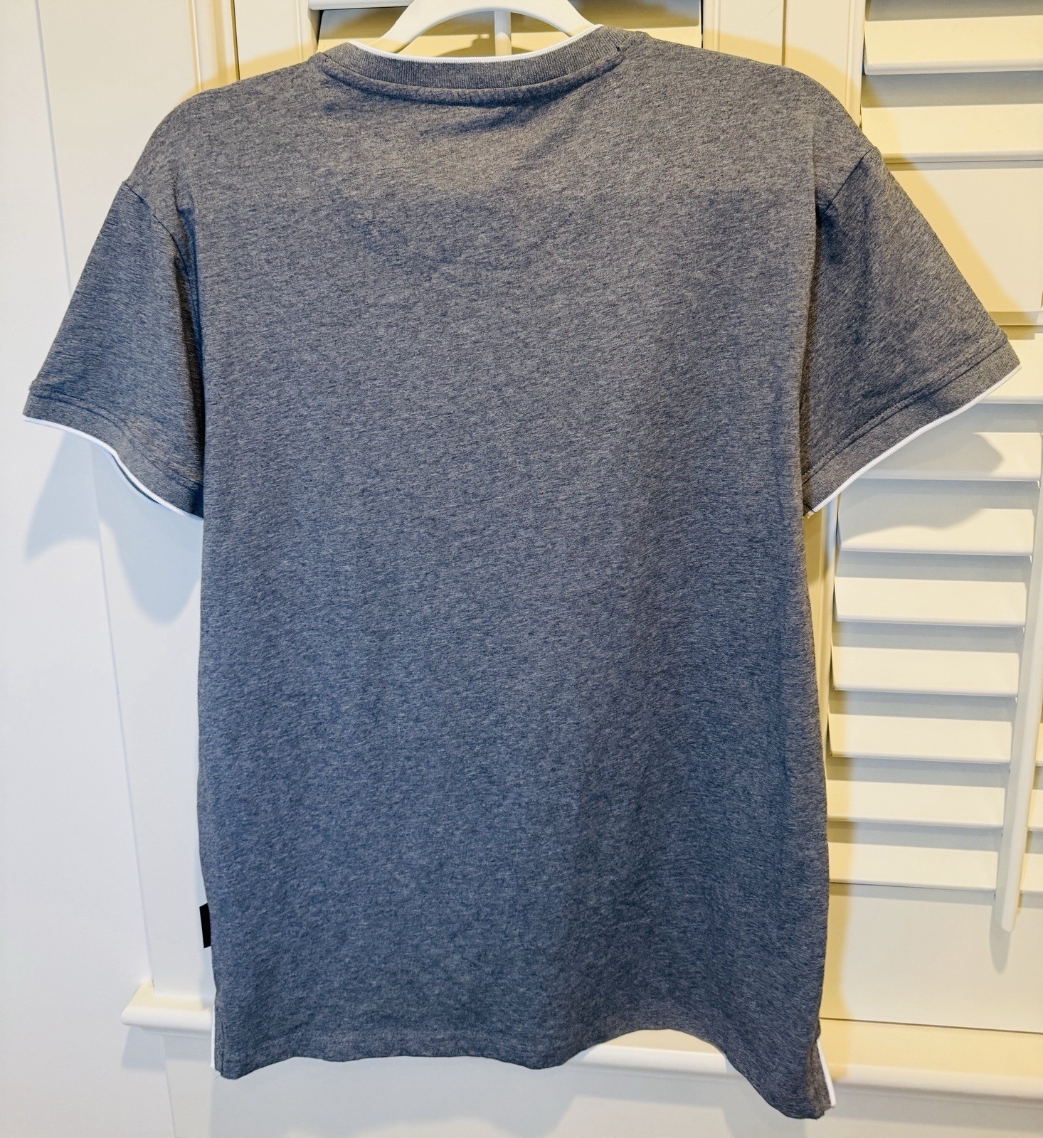 Scott James Men’s Button Up T-Shirt Size Medium Gray NEW