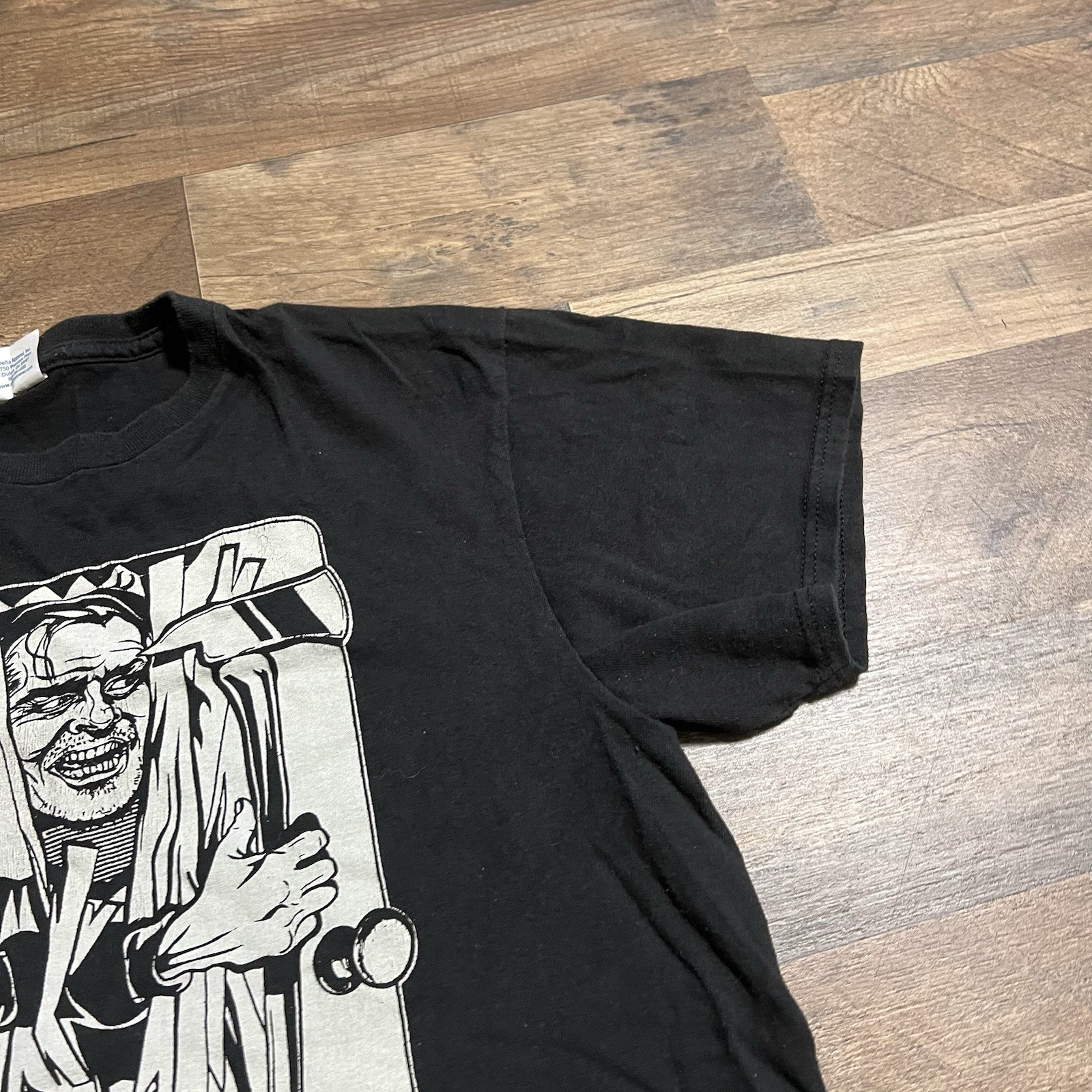 Vtg Jack Nicholson The Shining Playing Card “Jack” Adult S Small Black T-Shirt