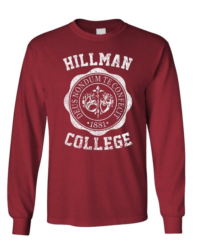 HILLMAN COLLEGE – retro 80s sitcom tv – Long Sleeved Tee