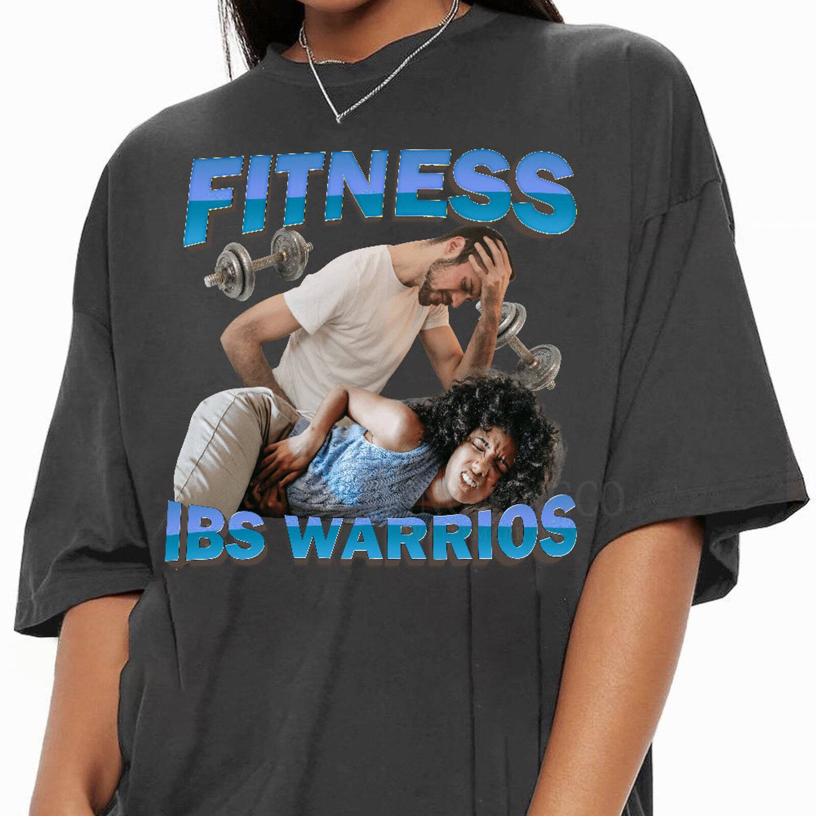 Fitness IBS Warrior Vintage Bootleg Tee, Fitness IBS Warrior Tycoon Vintage Grap