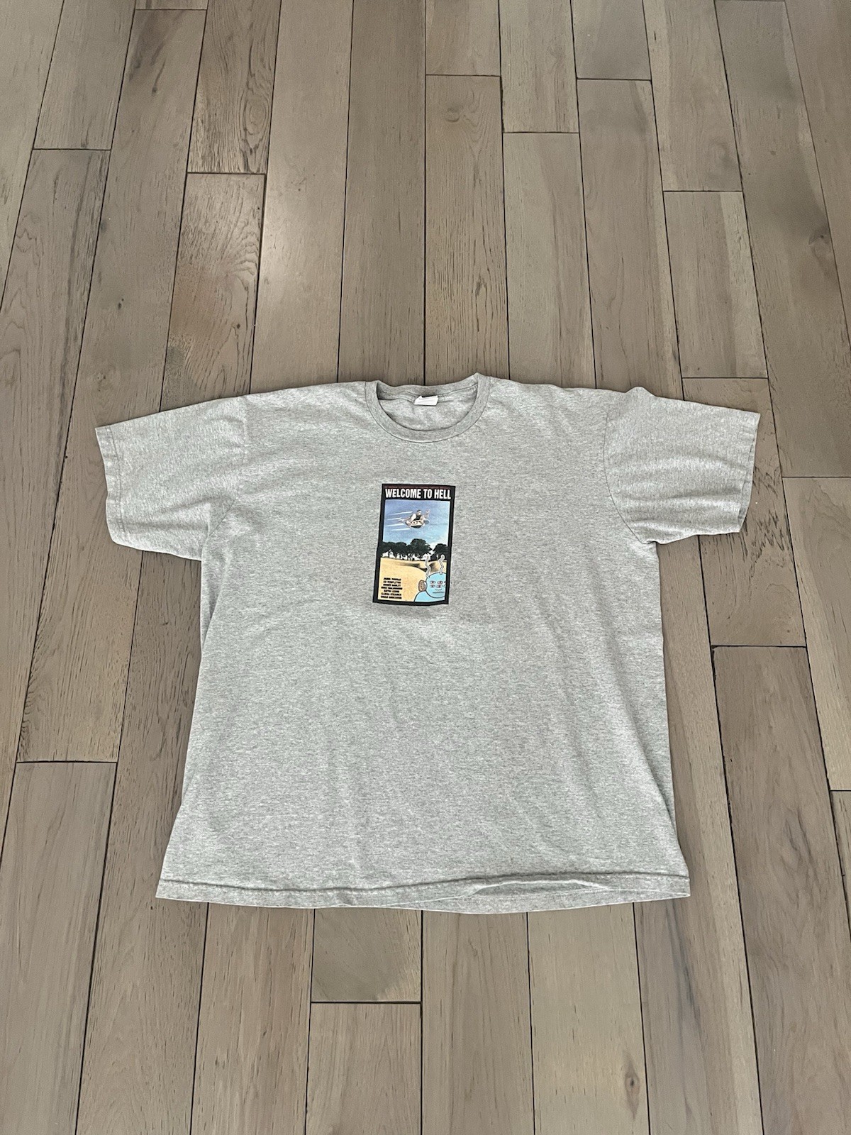 Supreme x Toy Machine “Welcome To Hell” Mens T-Shirt Size XL