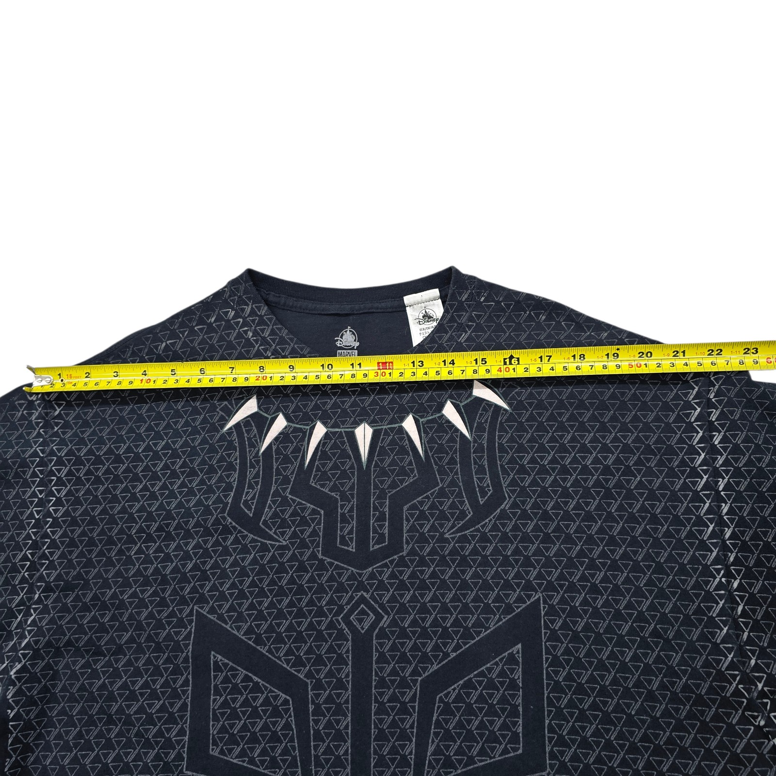 Disney Black Panther Kids XL Black Graphic T-Shirt Marvel