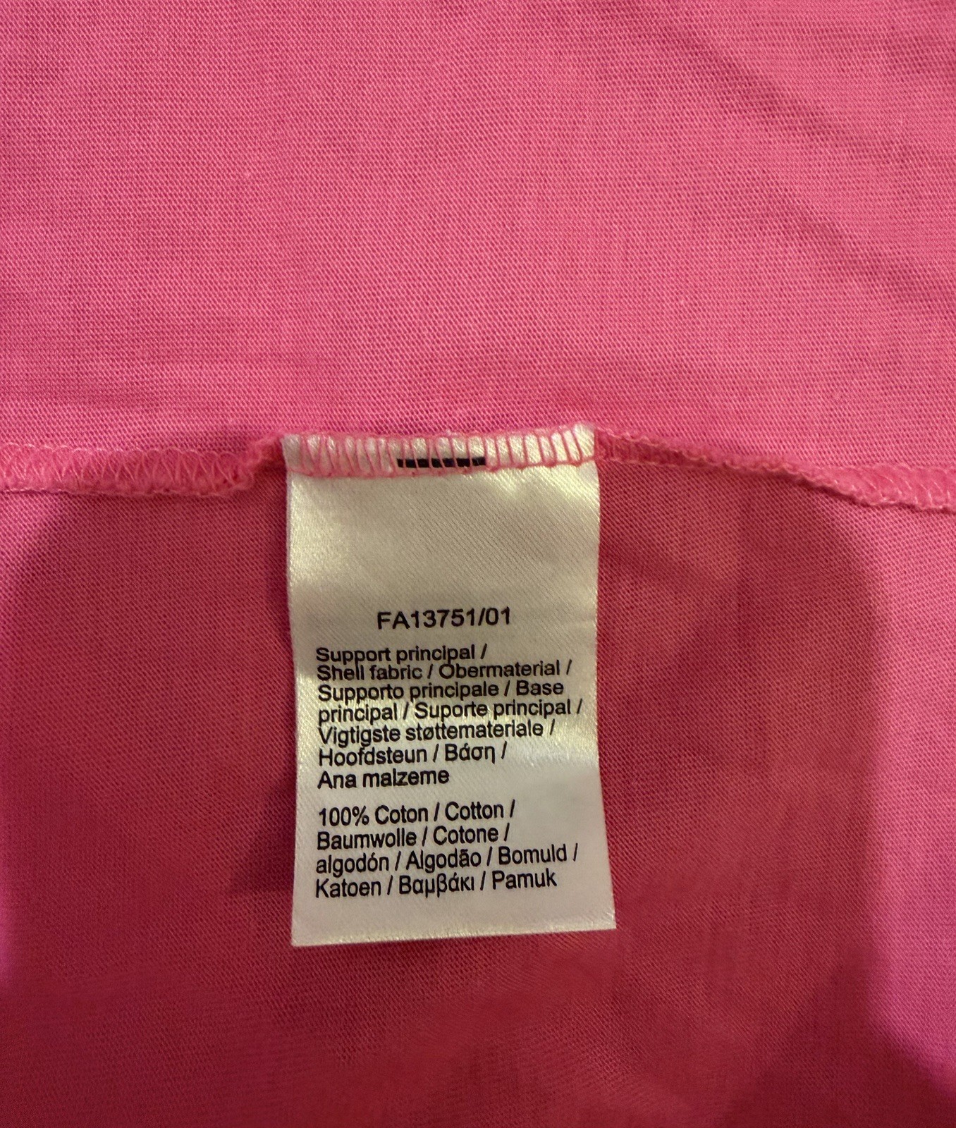 Lacoste Men’s Crew Neck Pima Cotton Jersey T-Shirt, Pink, M (Used).