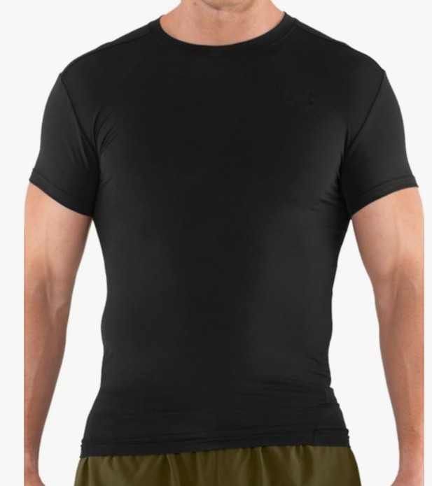 Under Armour 1216007 Men’s Heat Gear Tactical Compression Sleeve T-Shirt Size S