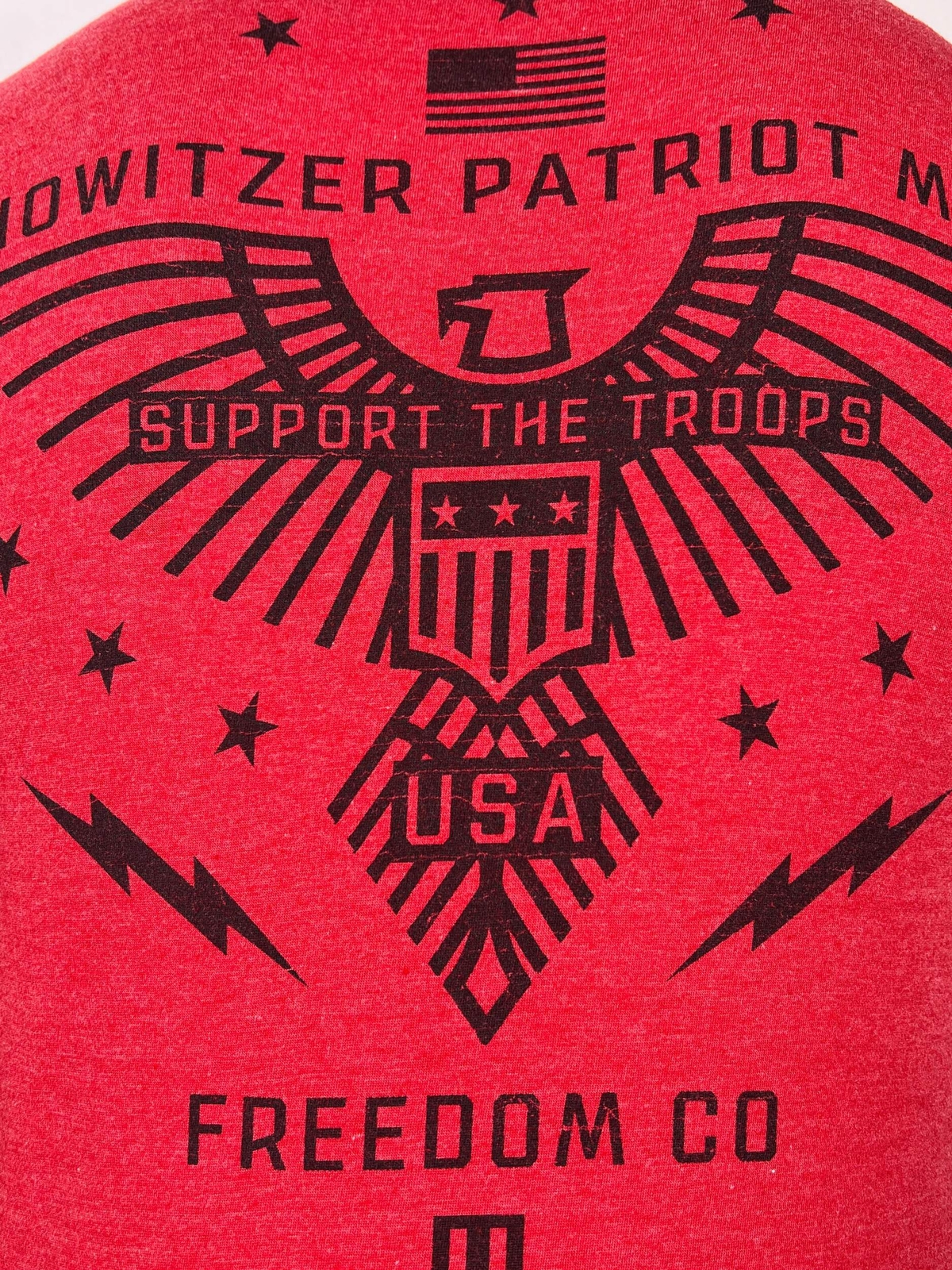 Howitzer Style Men’s T-Shirt Support Military Grunt MFG