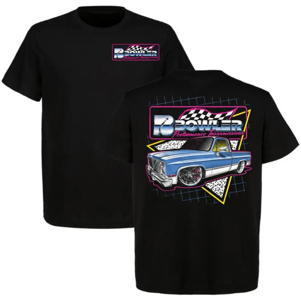 Bowler 80s Square Body T Shirt, Vintage Racing Graphic Tee, Classic Truck