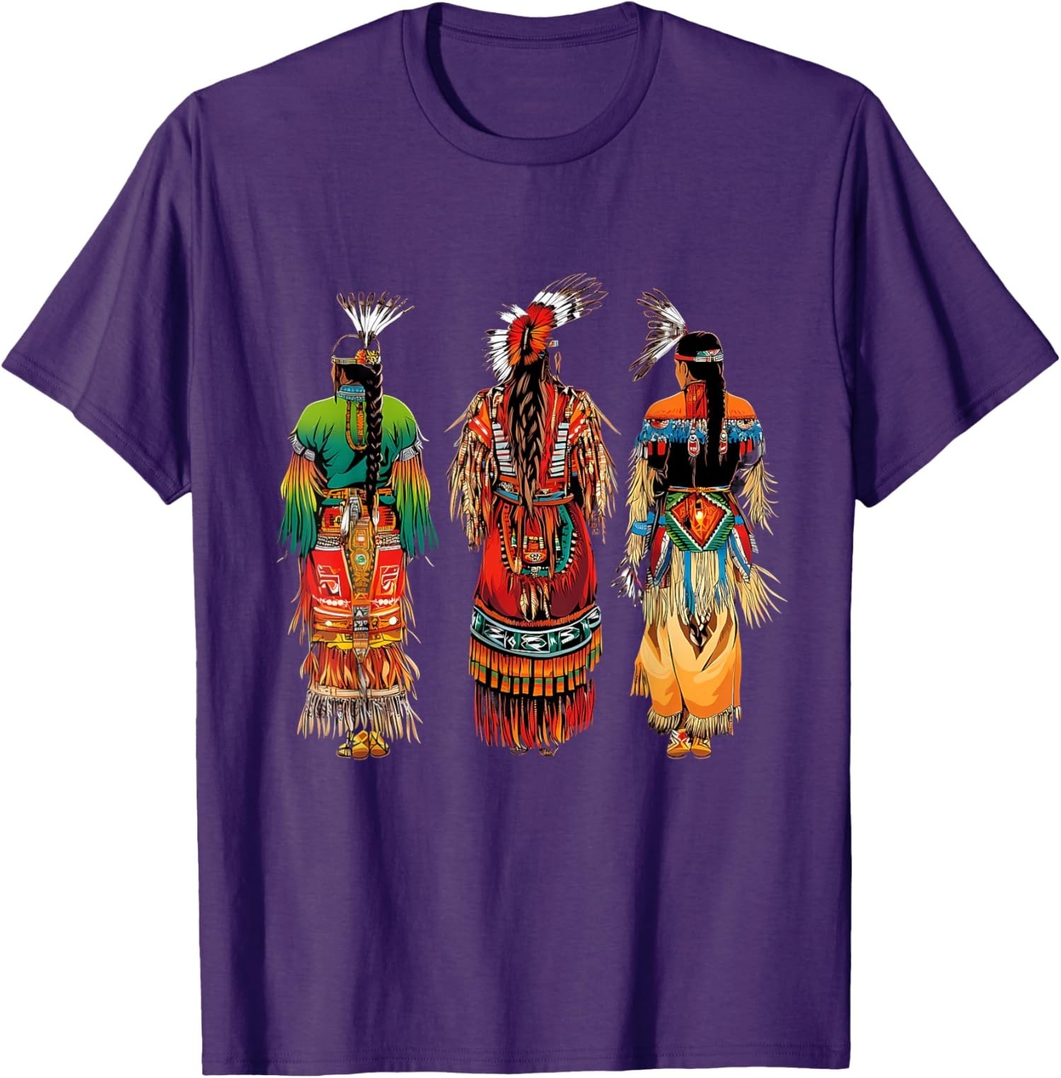 Indian Tribe Native American Feather Headdress Unisex T-Shirt