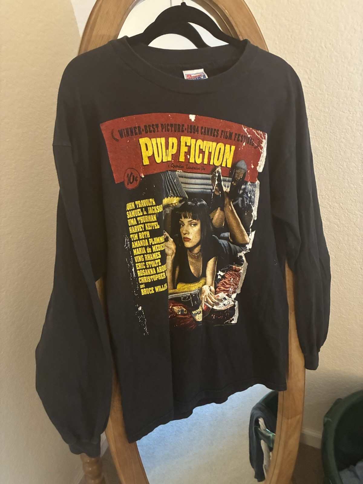 Vintage Original 1994 Pulp Fiction Promo Long Sleeve Grail Long Sleeve