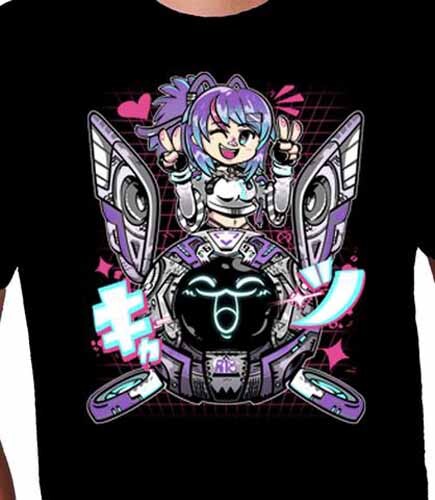 Vshojo Projekt Melody DJ T-Shirt Adult Sizes