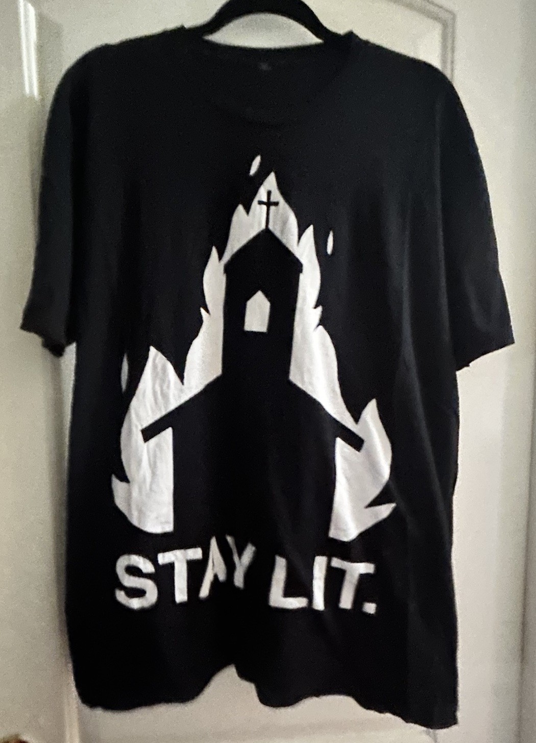 Blackcraft Cult XL Black T-shirt Stay Lit Graphic Print