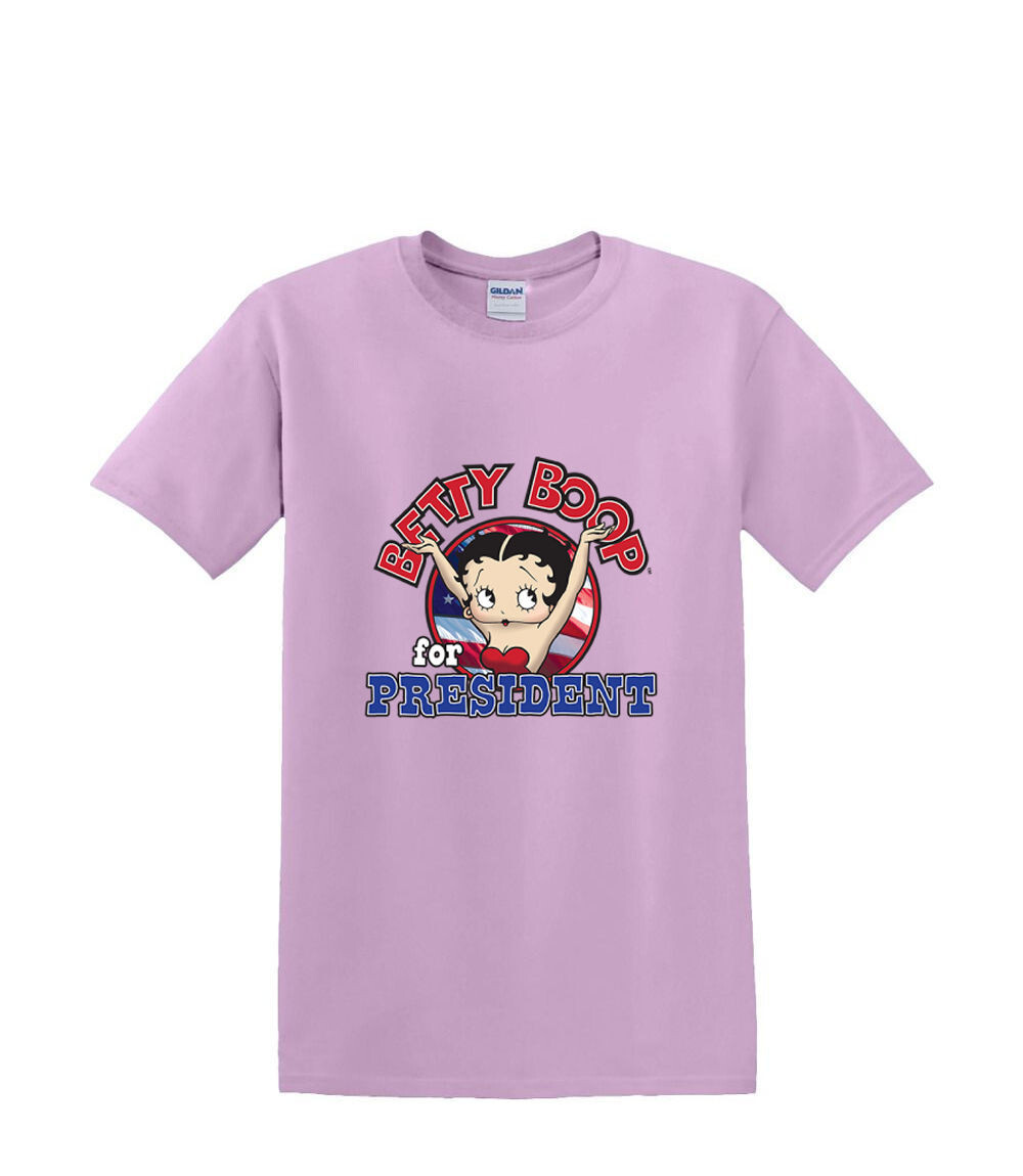 T-Shirt S to 2XL 3XL – BETTY BOOP -for PRESIDENT – Fun Humor Adult