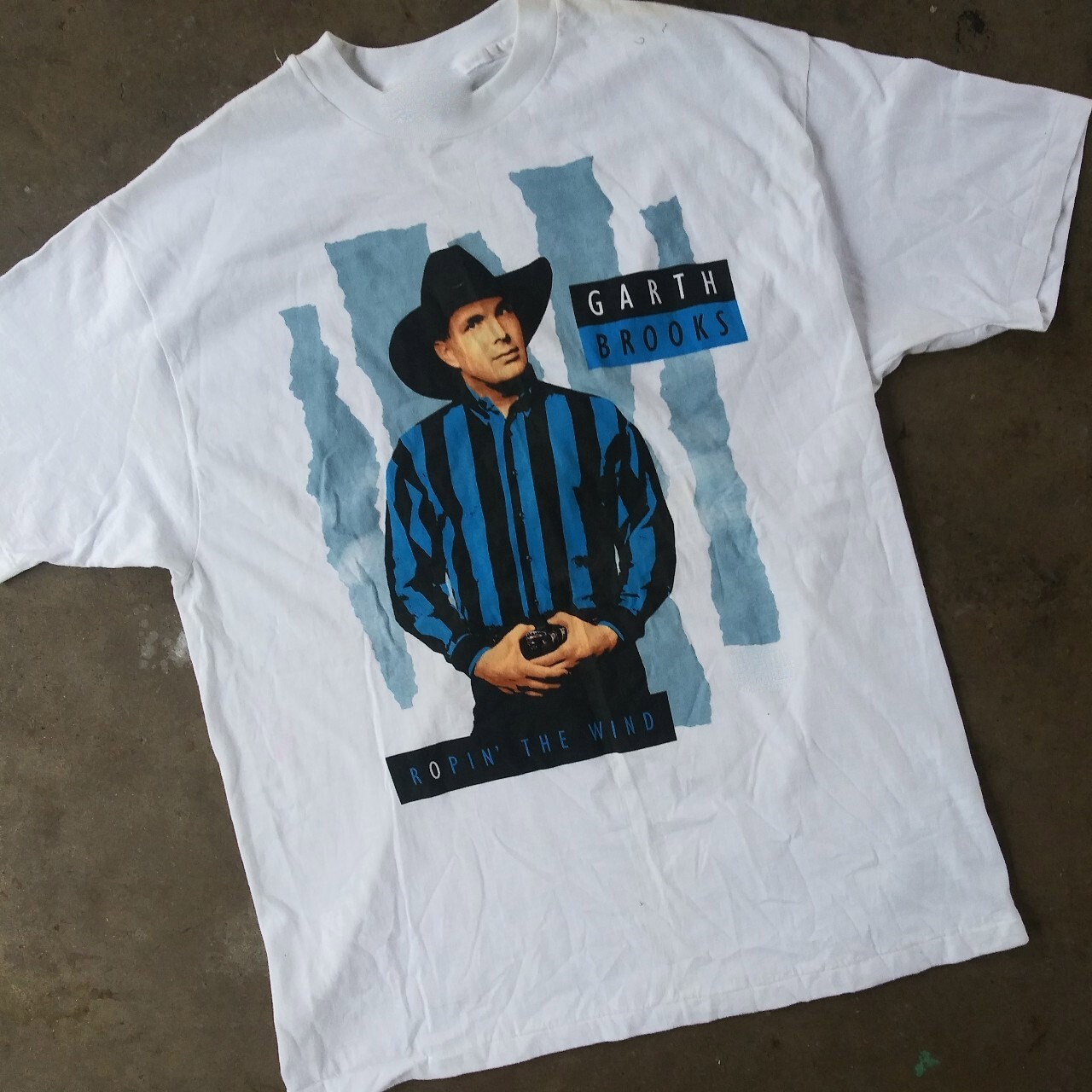 Vintage Garth Brooks For Fans Cotton White All Size Unisex Classic Shirt BT247