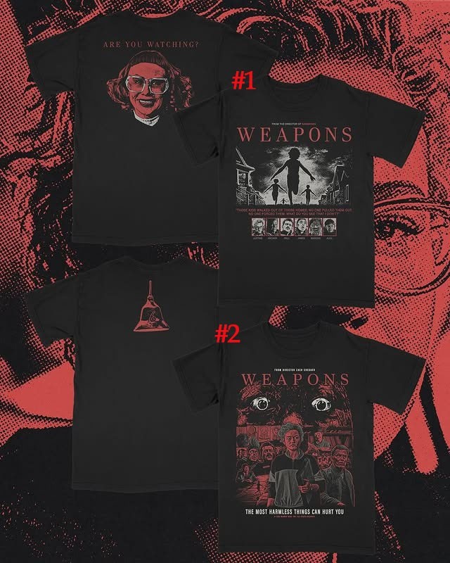 Weapons (2025) tees