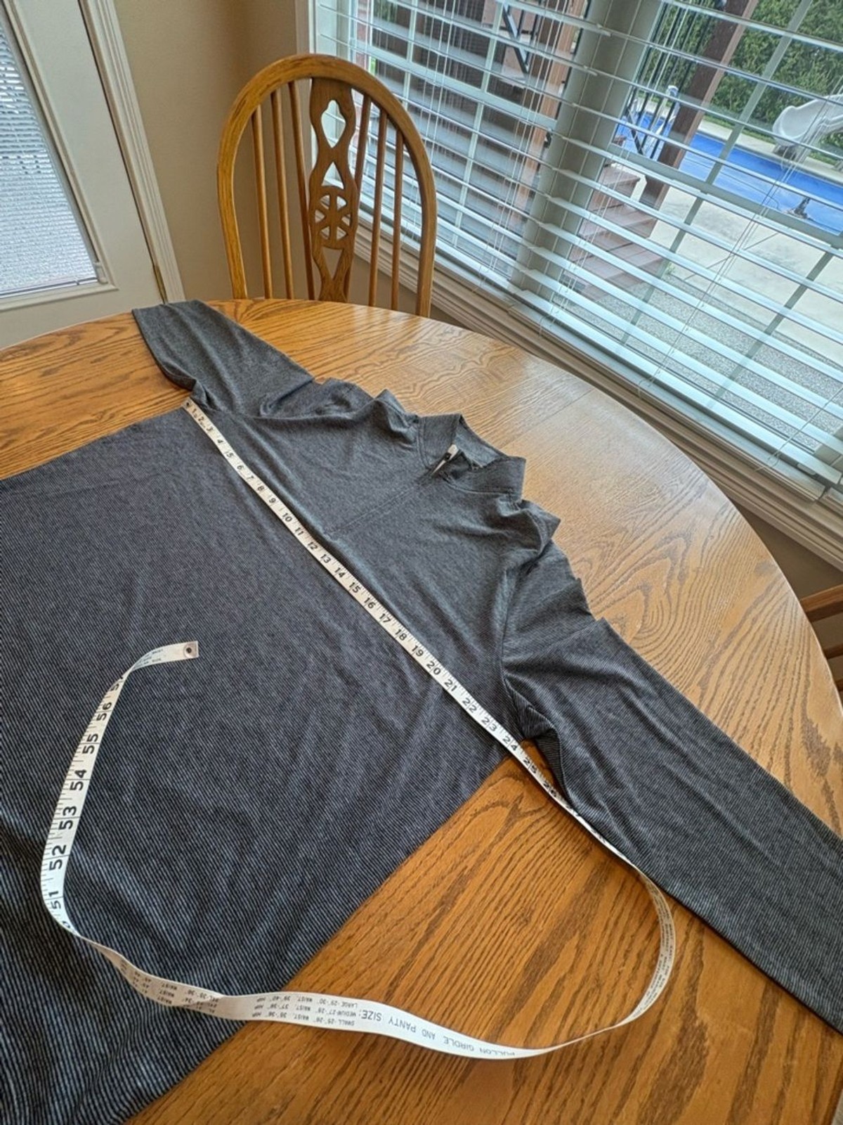 Johnnie-O Performance 1/4 Zip Pullover Black White Stripes Men’s L Golf Hiking
