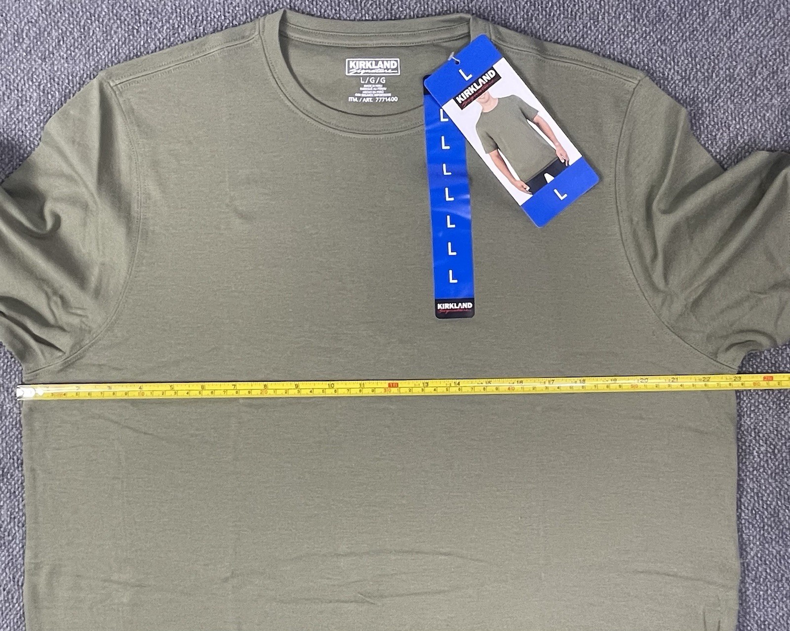 Kirkland Signature Men’s 100% Pima Tee Pick Your Size & Color NWT
