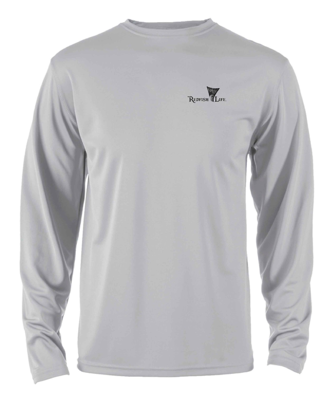 Microfiber Moisture Wicking Fishing Boating UPF Sun Protection Shirt Redfish