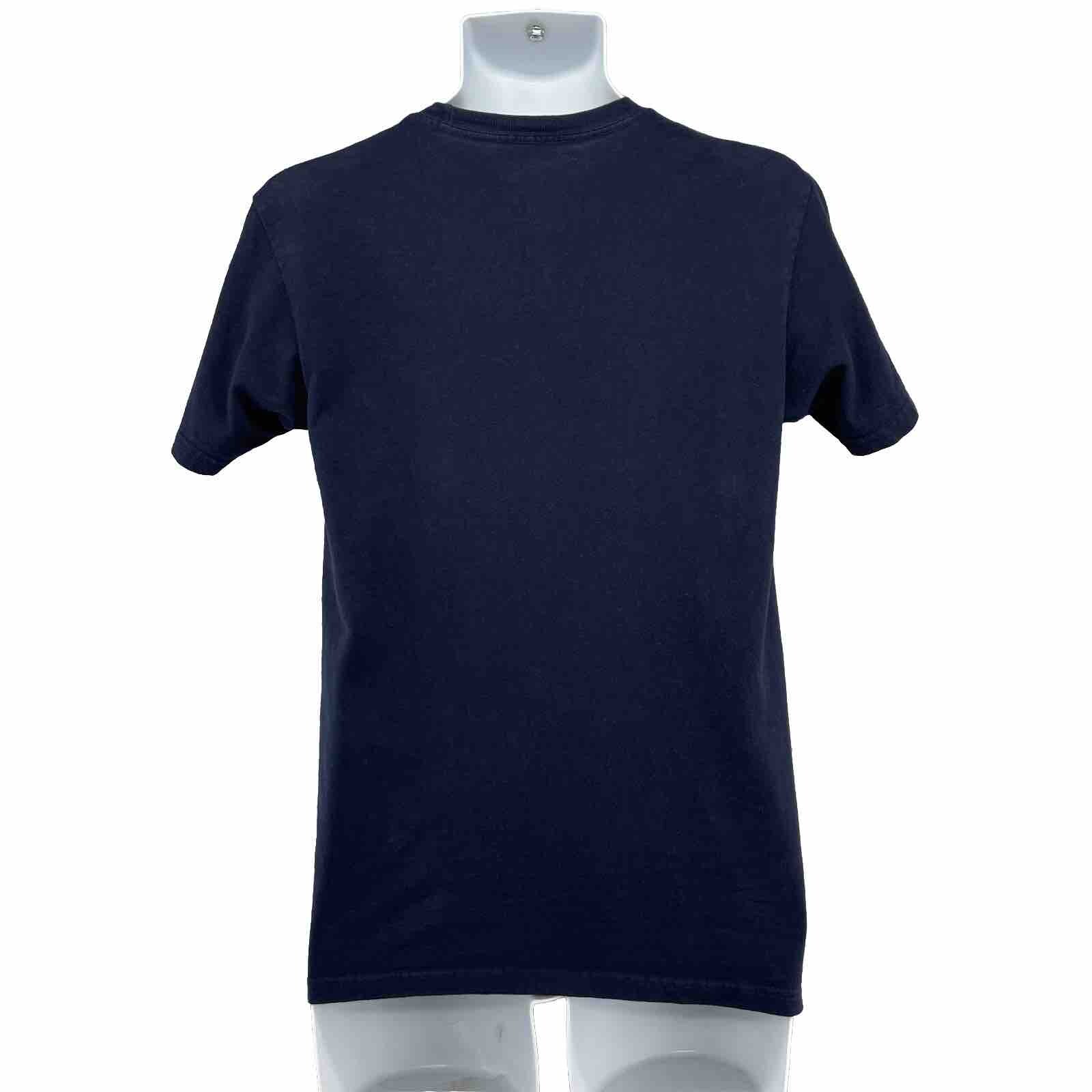 VANS Official Classic T Shirt/ Men’s (S) SLIM FIT Navy Blue 100% Cotton