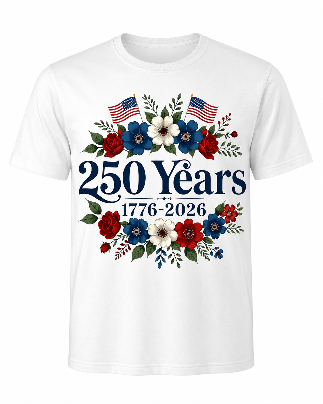 Comfort Colors Boho Floral American Flag Shirt 250th Anniversary 4thOf July Gift