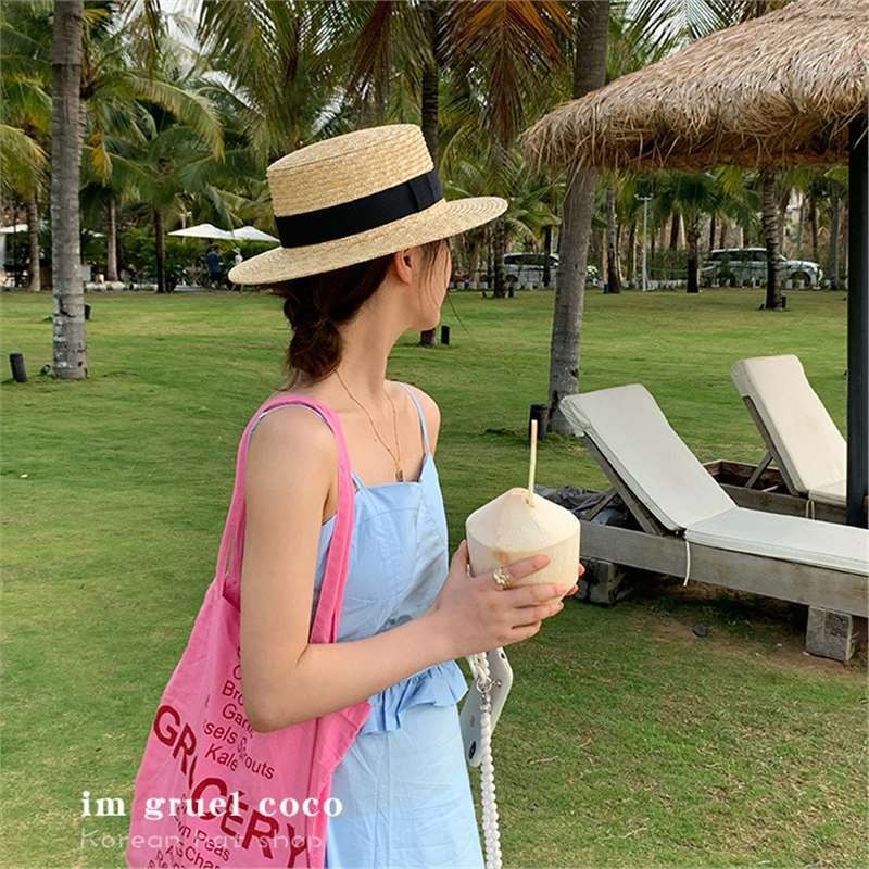 new Spring and Summer New Style Beach Hat for Seaside Vacation, Sun Protection,