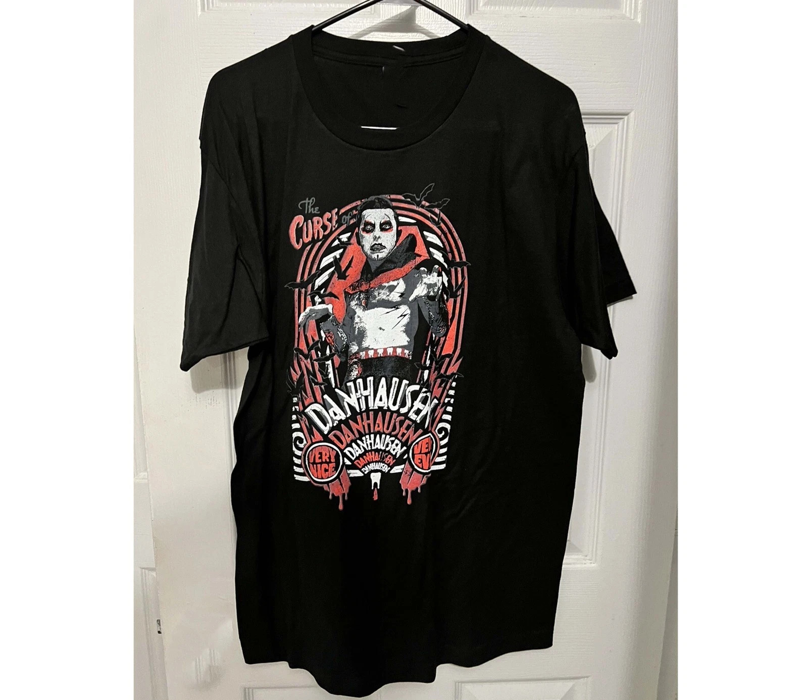 NEW!!! The Curse Of Danhausen “Very Nice ,Very Evil” Exclusive reprint T-Shirt