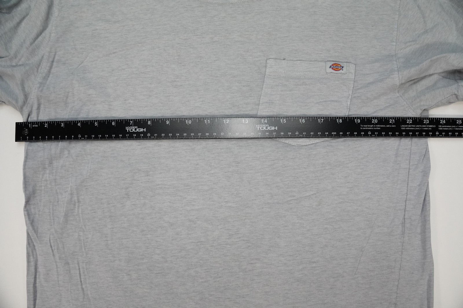 Dickies Mens Large Grey T-Shirt Short Sleeve Crewneck Casual Gym Wear Running