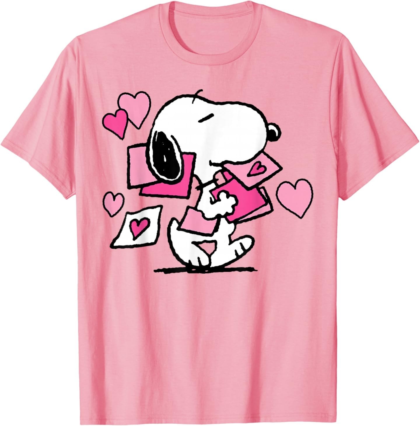 Peanuts Snoopy Valentine’s Day Letters T-Shirt