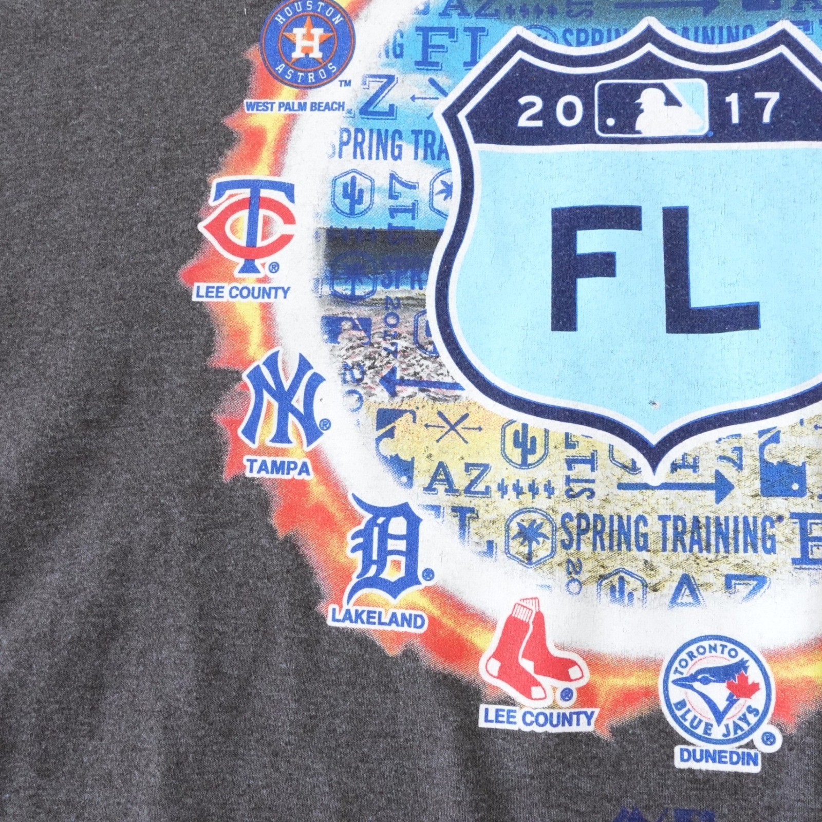 Majestic MLB 2017 Spring Training Florida T-Shirt 3XL Charcoal Heather