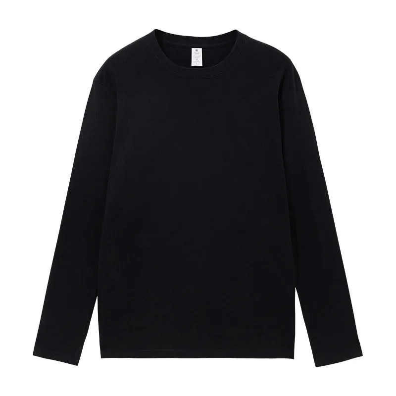 2026 Brand New Combed Compactall Cotton Heavy Round Neck Solid Color