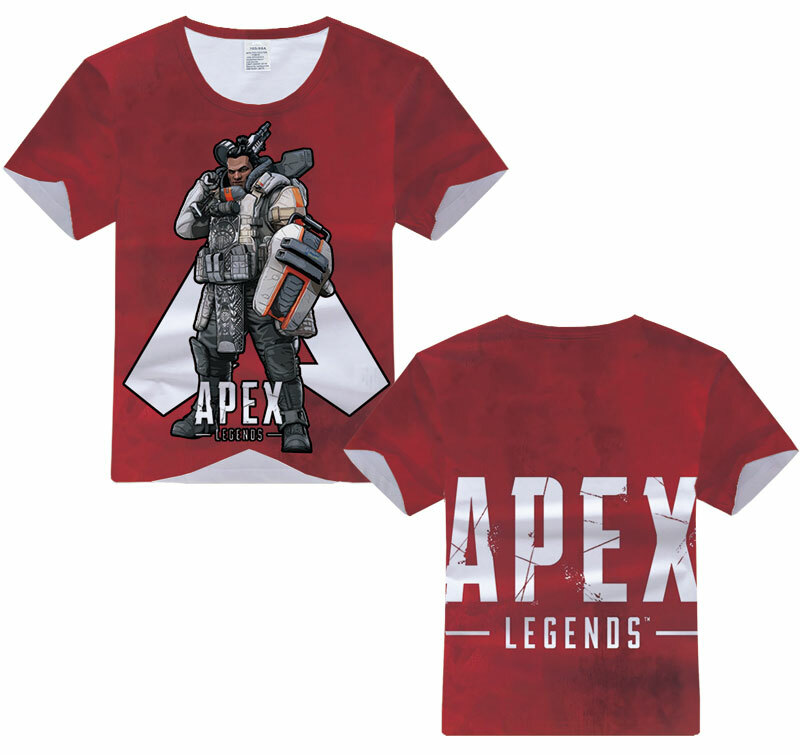 Apex Legends 3D Digital Print Gibraltar Full Color Short Sleeve T-Shirt