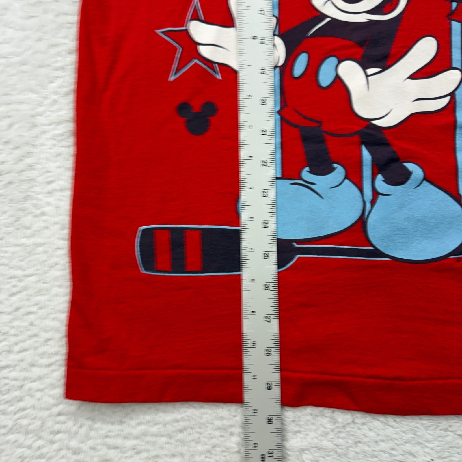 Vintage Mickey Unlimited Jerry Leigh Red Disney T Shirt Mickey Minnie Couples