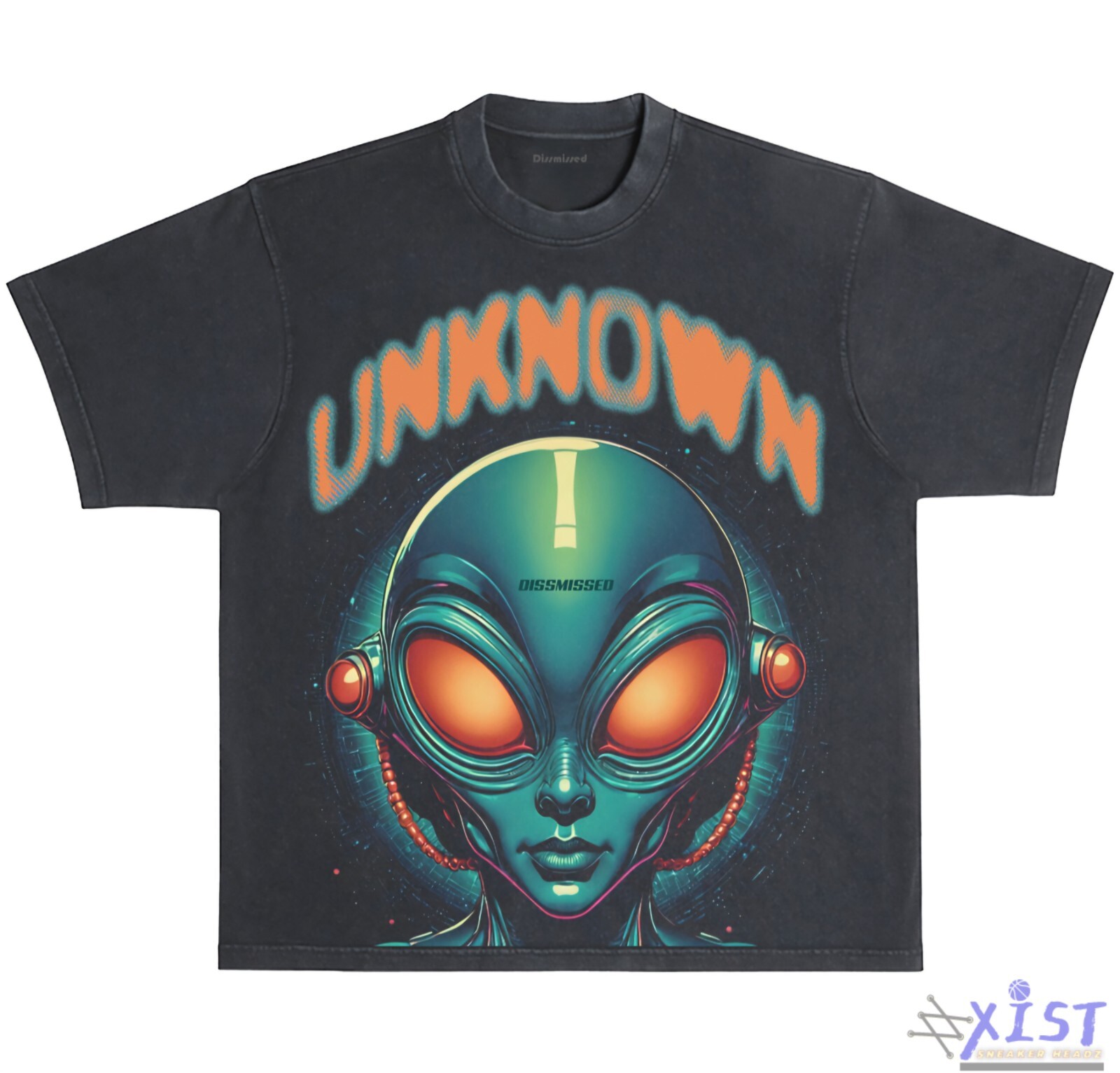 DISSMISSED “UNKNOWN” OVERSIZED DROP SHOULDER SHIRT 300 GSM Black