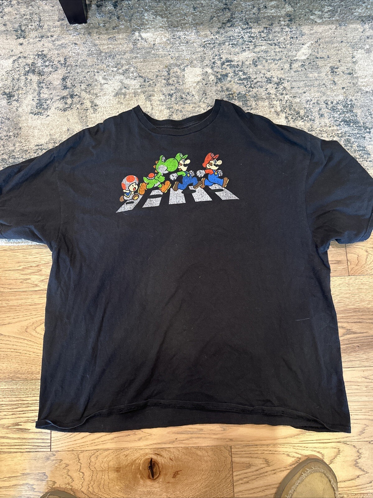 Super Mario Characters Graphic T-Shirt Adult Size 3X-Large 5.3wgn
