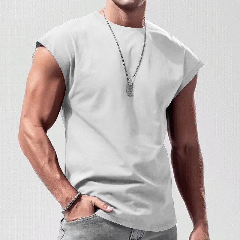 Men’s Sleeveless Tank Top Casual Summer Vest Loose Fit Gym ✅ Buy 2 Save More