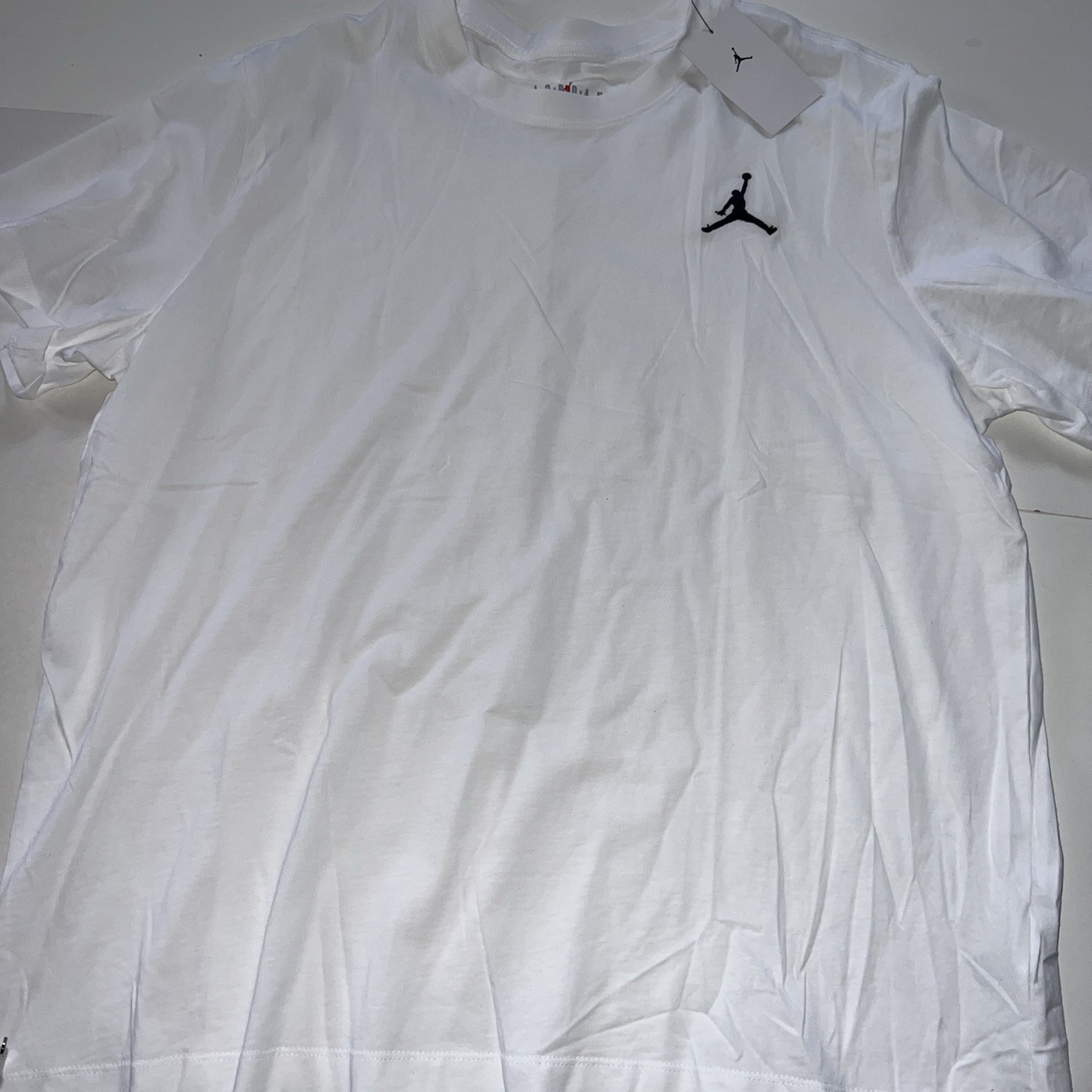 Jordan Embroidered Jumpman Core T Shirt DC7485-100 White Men’s Sz XXL NEW