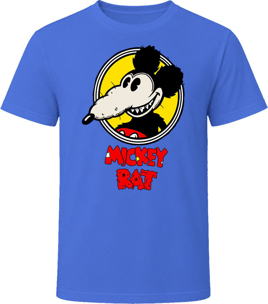 Mickey Rat Cartoon Retro T Shirt Tee 100% Ring Spun Cotton Tee Gift New