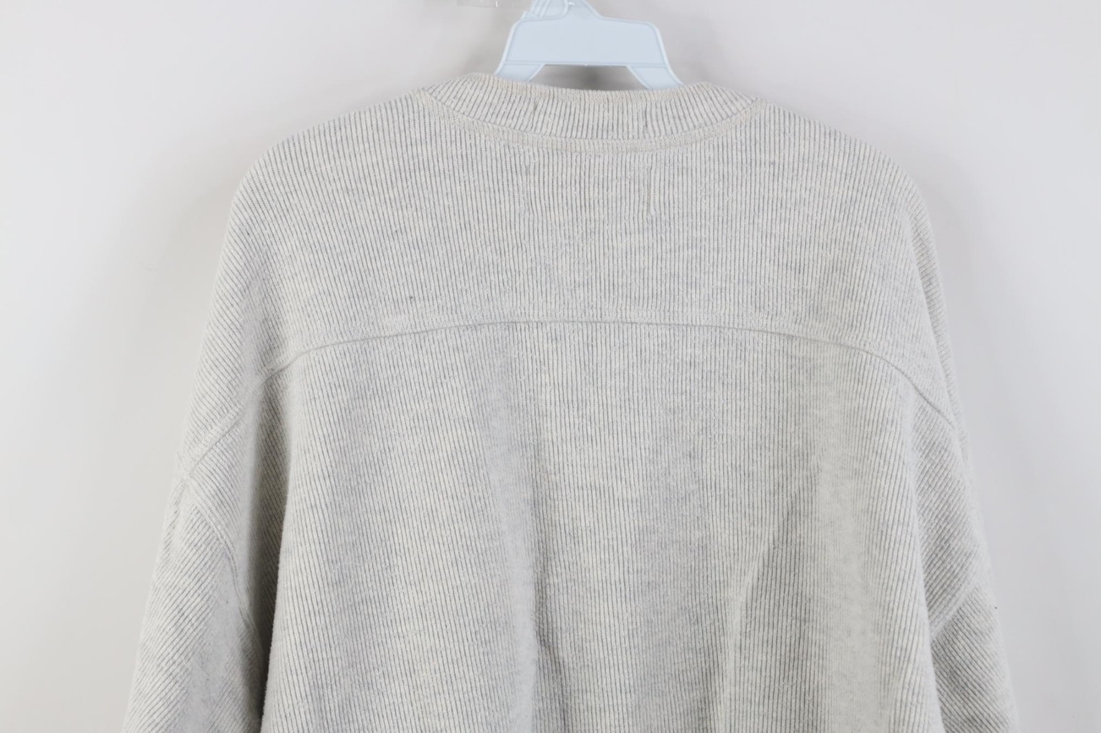 Vtg 90s Streetwear Mens Medium Baggy Heavyweight Ribbed Knit Henley T-Shirt USA