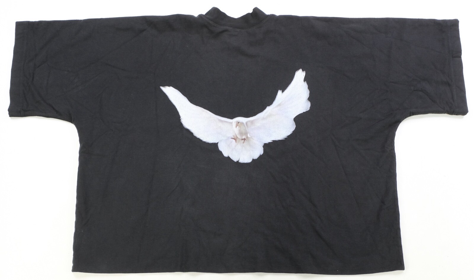 Rare YZY x GAP Yeezy Engineered by Balenciaga Dove 3/4 Sleeve T Shirt Black XL