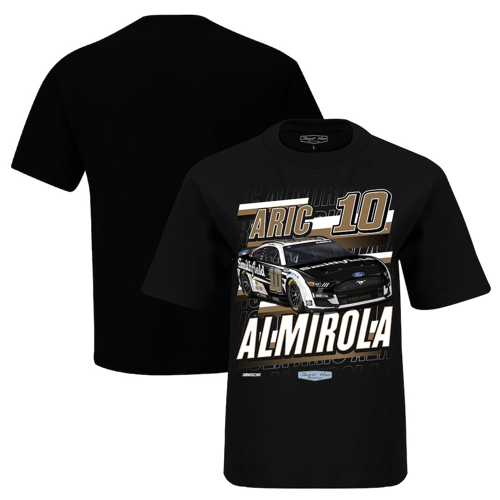 Aric Almirola Stewart Haas Racing Shirt Smithfield Chicane Graphic Fan Tee