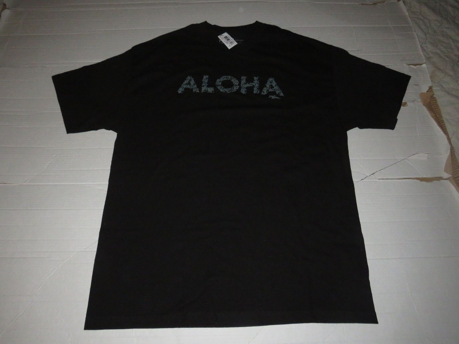 Local Motion Aloha The Shaka Hand Collage T Shirt Size XL Hawaii Hawaiian Tiki