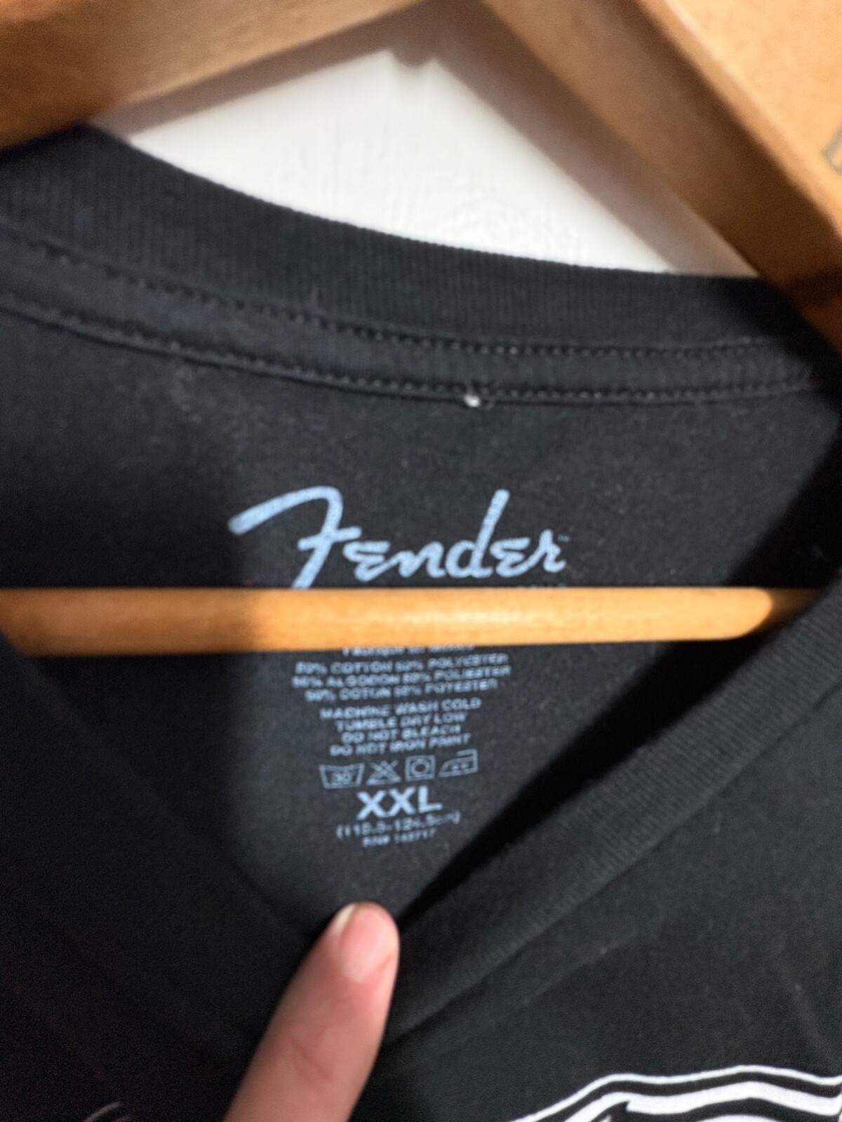 Fender High Voltage Unisex Rock & Roll Graphic Print T-Shirt Black SZ XXL EUC