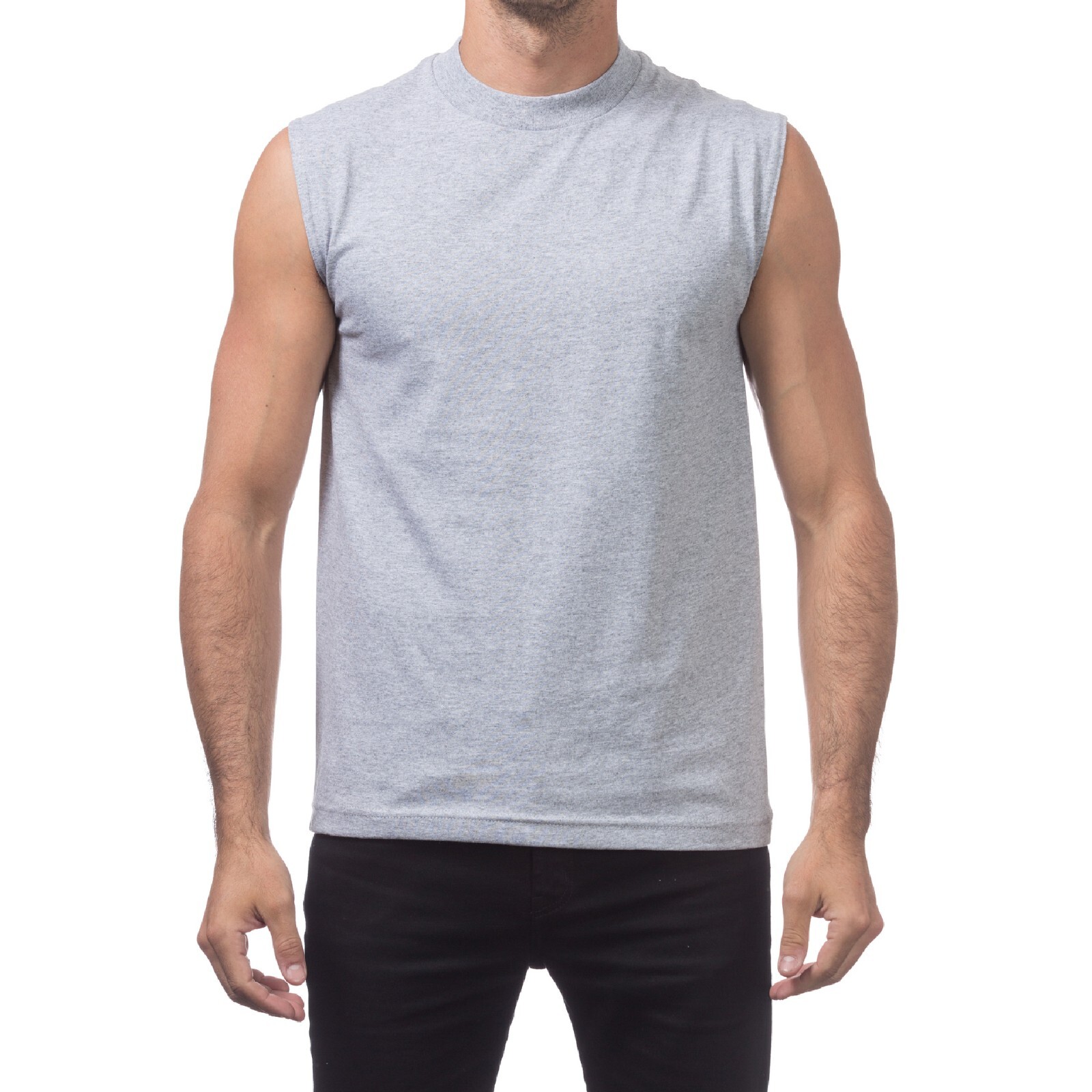 PROCLUB MENS COMFORT MUSCLE TEE PRO CLUB CASUAL SLEEVELESS TANK TOP GYM SUMMER