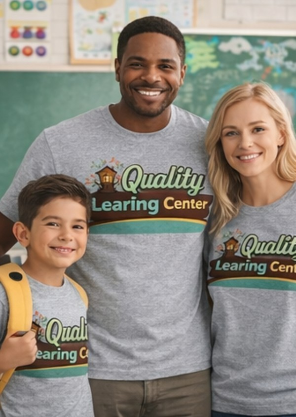 Quality Learning Center Inspirational School T-Shirt – Unisex 50/50 Cotton/Poly