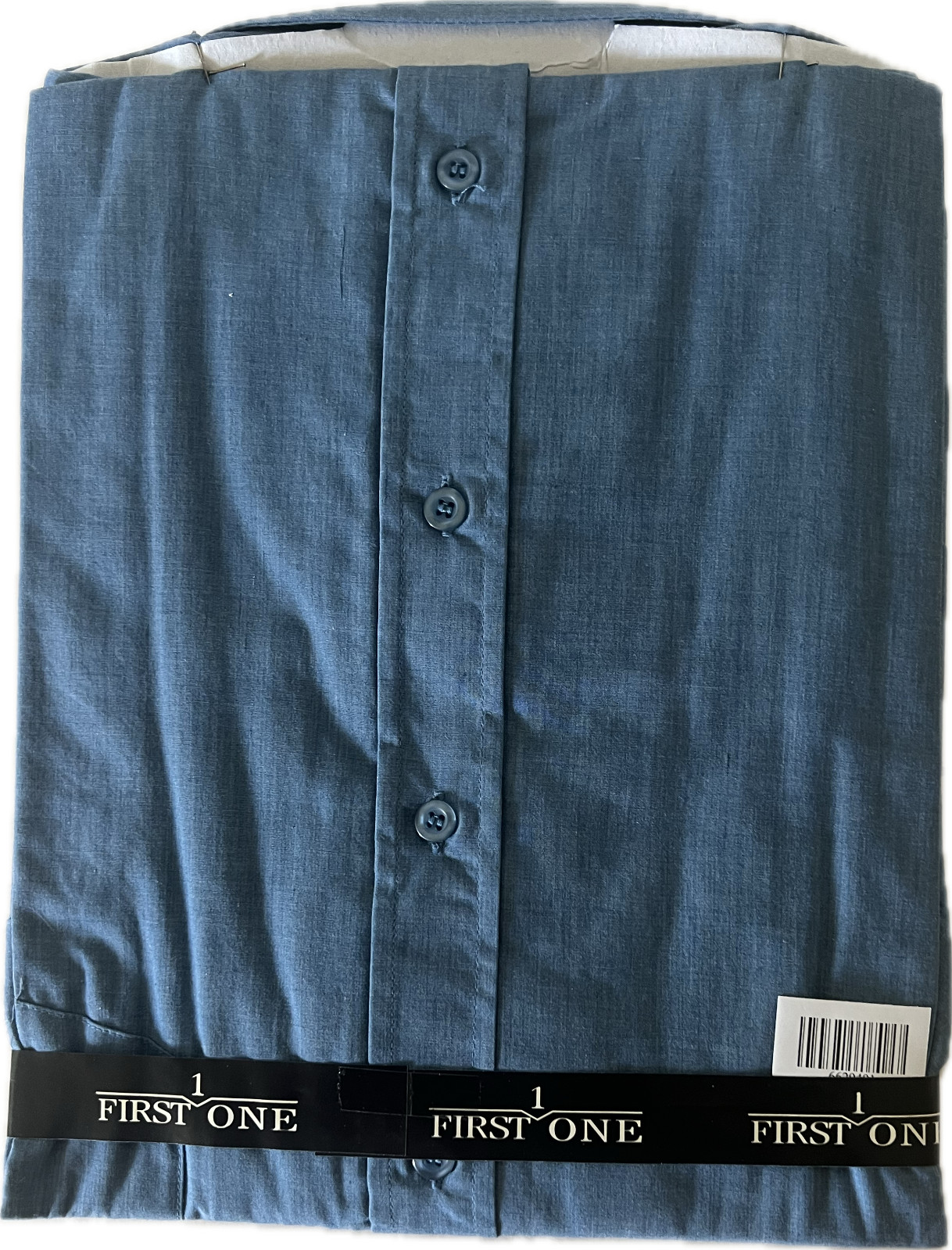 FIRST ONE men shirt blue size XL.