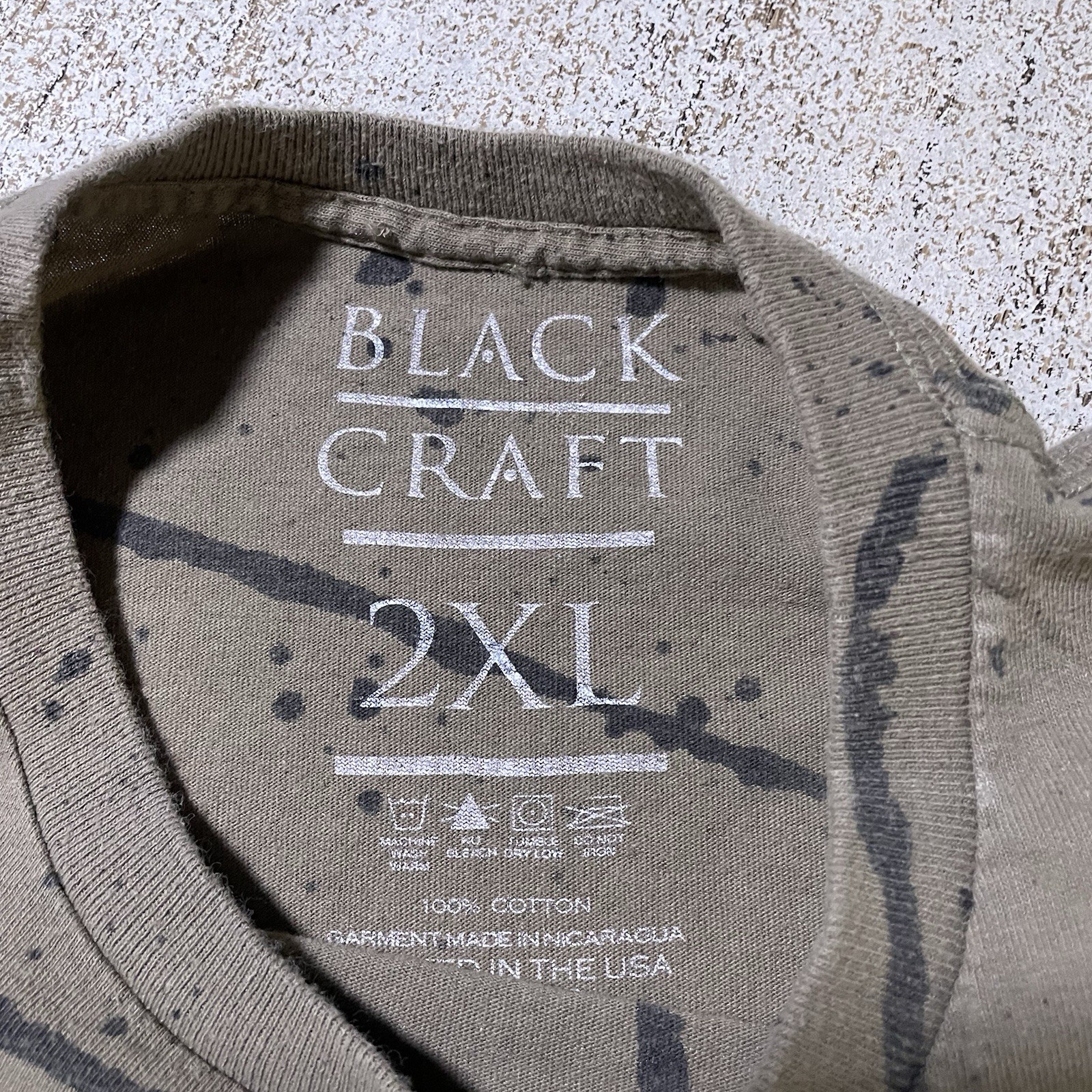 Black Craft Cult Men’s Tee Shirt Size XXL #32327