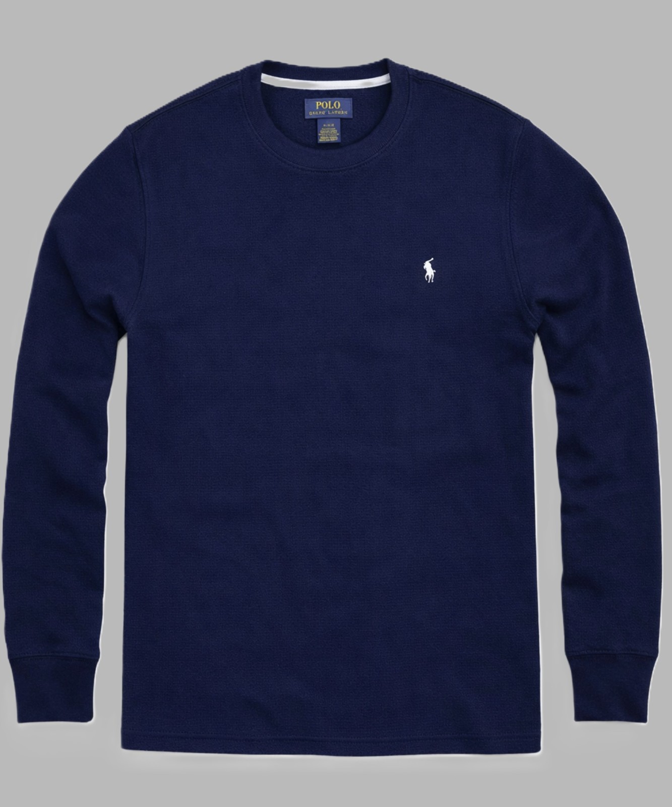 NWT – POLO RALPH LAUREN Mens Waffle Knit Thermal Long Sleeve Shirts : S – XXL
