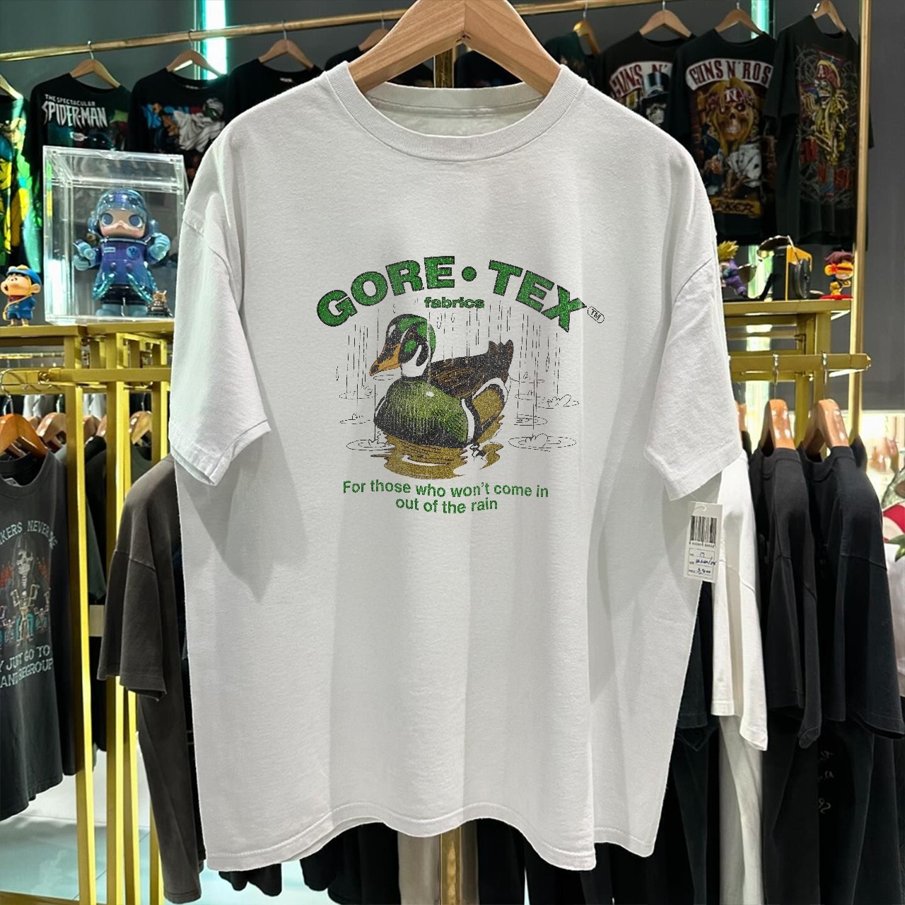 90s Gore-Tex Fabrics Classic T-Shirt White L